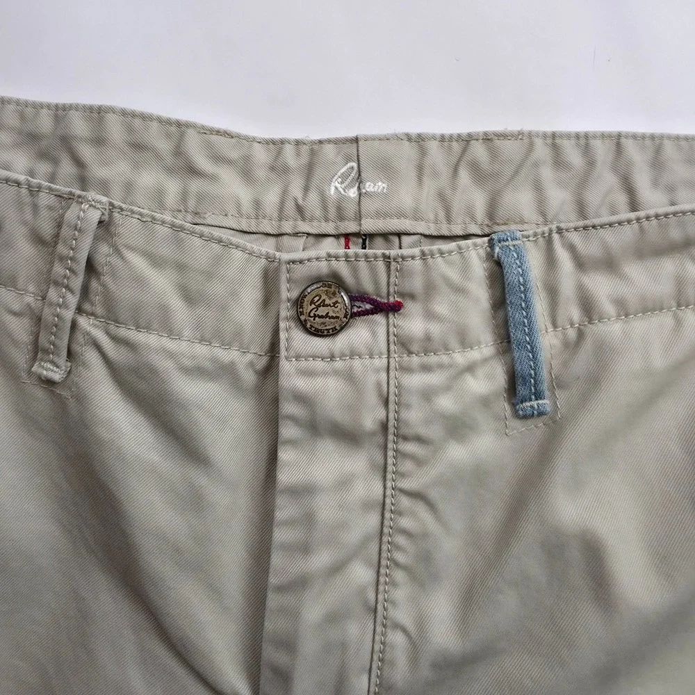 Robert Graham Chino Pants Mens 34 Beige Elevated Casual Modern‎ Utility Preppy